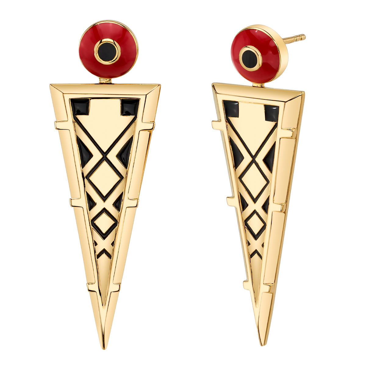 League of Legends X RockLove ARCANE Ambessa Earrings Jewelry decoration