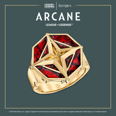 League of Legends X RockLove ARCANE Ambessa Ring Jewelry decoration