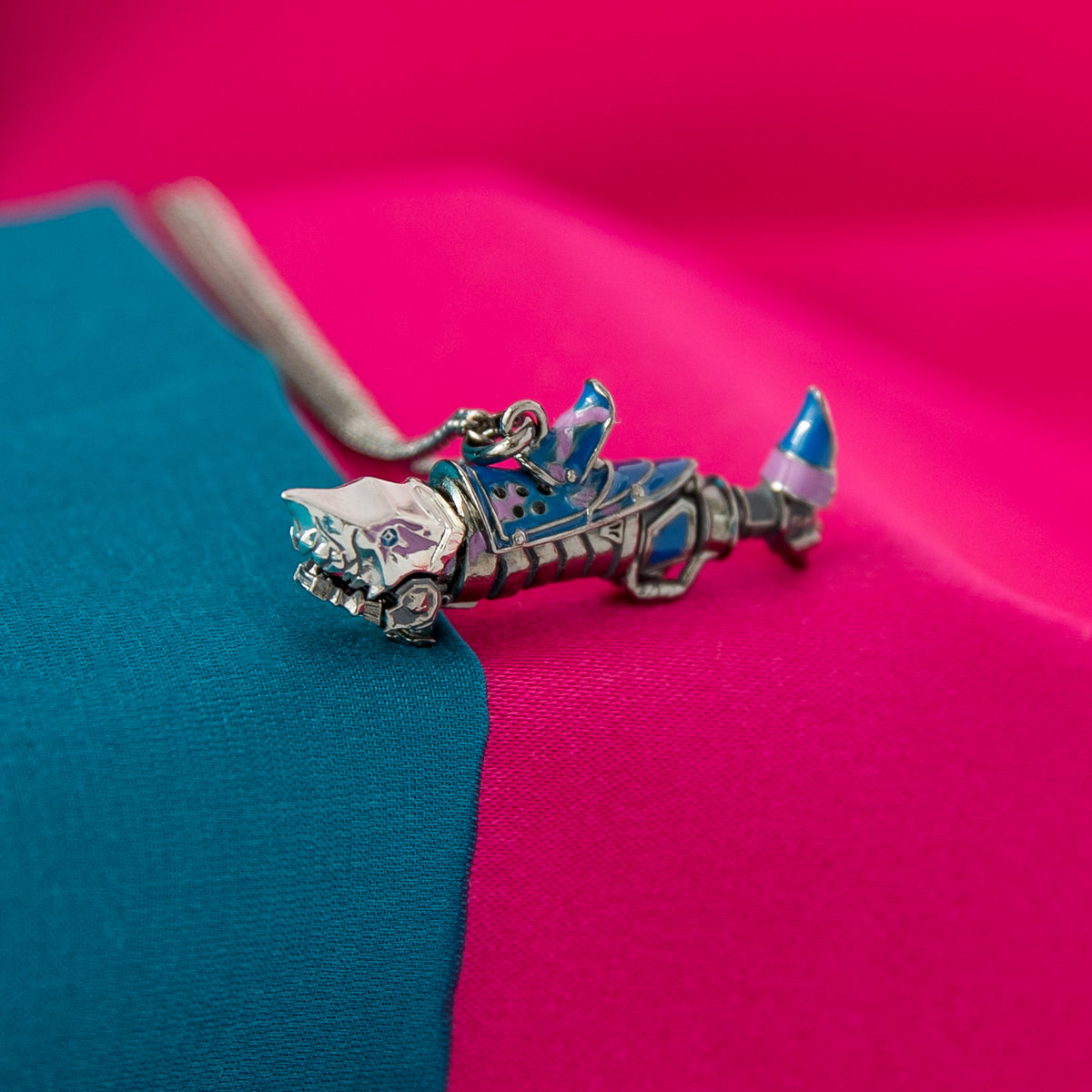 League of Legends X RockLove ARCANE Fishbones Necklace Jewelry decoration