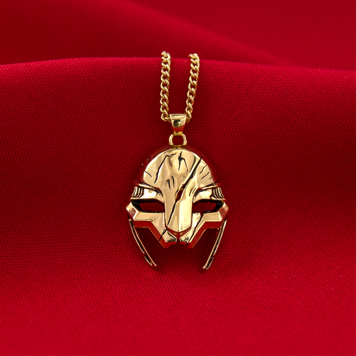 League of Legends X RockLove ARCANE Ambessa Mask Necklace Jewelry decoration