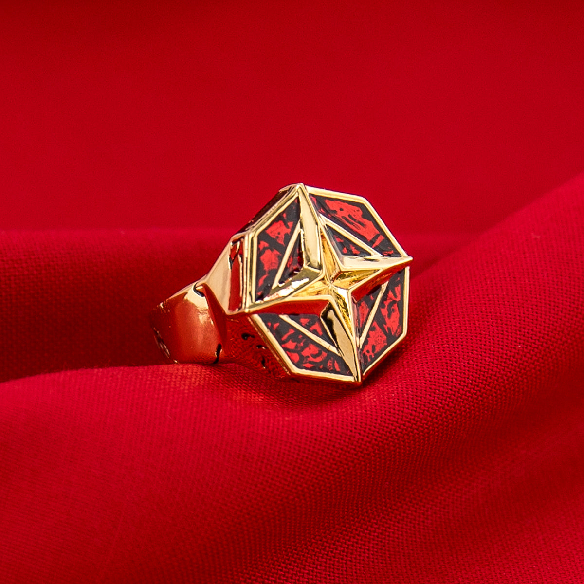 League of Legends X RockLove ARCANE Ambessa Ring Jewelry decoration