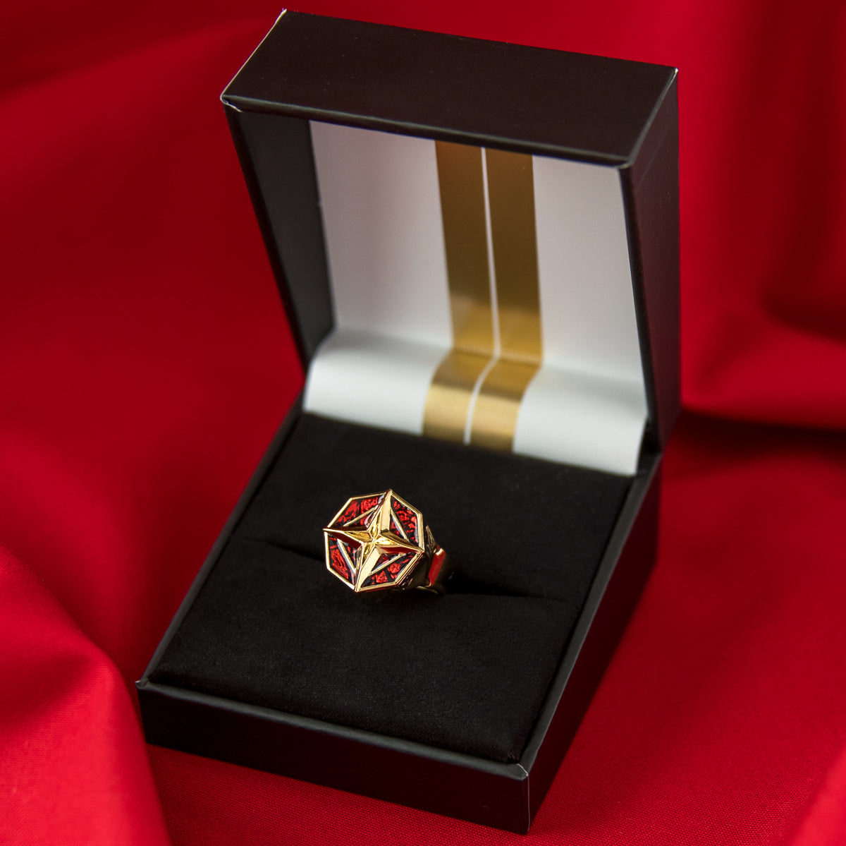 League of Legends X RockLove ARCANE Ambessa Ring Jewelry decoration