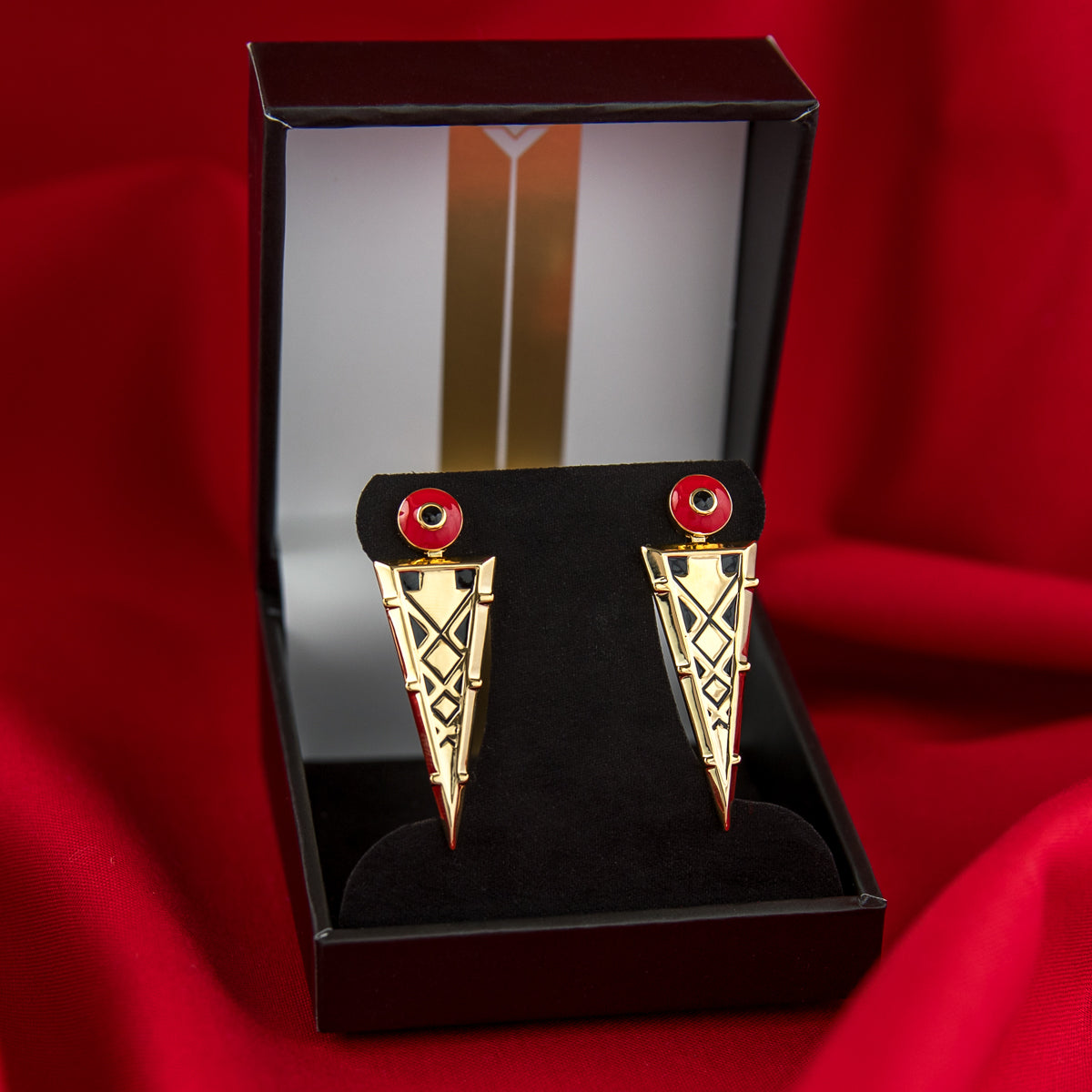 League of Legends X RockLove ARCANE Ambessa Earrings Jewelry decoration