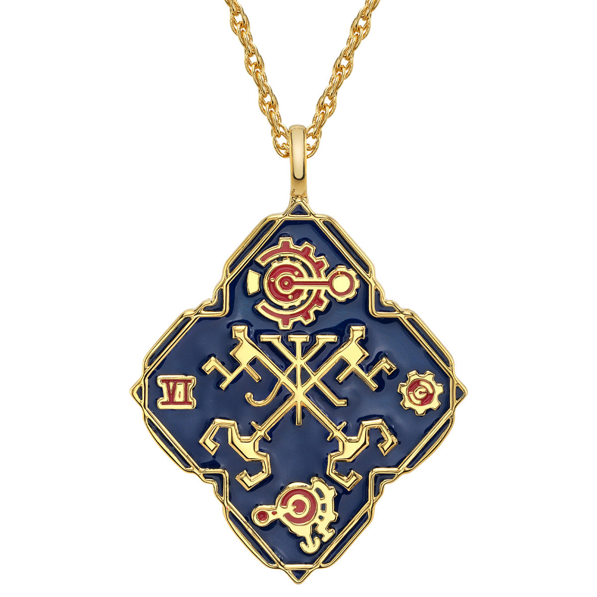 League of Legends X RockLove ARCANE Caitlyn and Vi Mad World Necklace Jewelry decoration