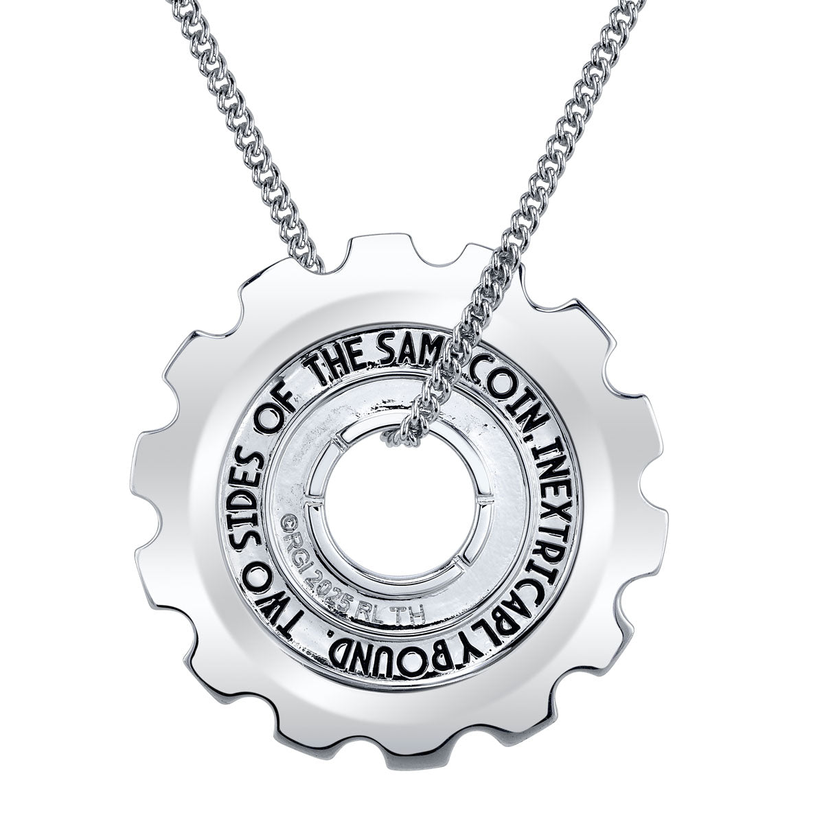 League of Legends X RockLove ARCANE Jayce and Viktor Cog Necklace Jewelry decoration