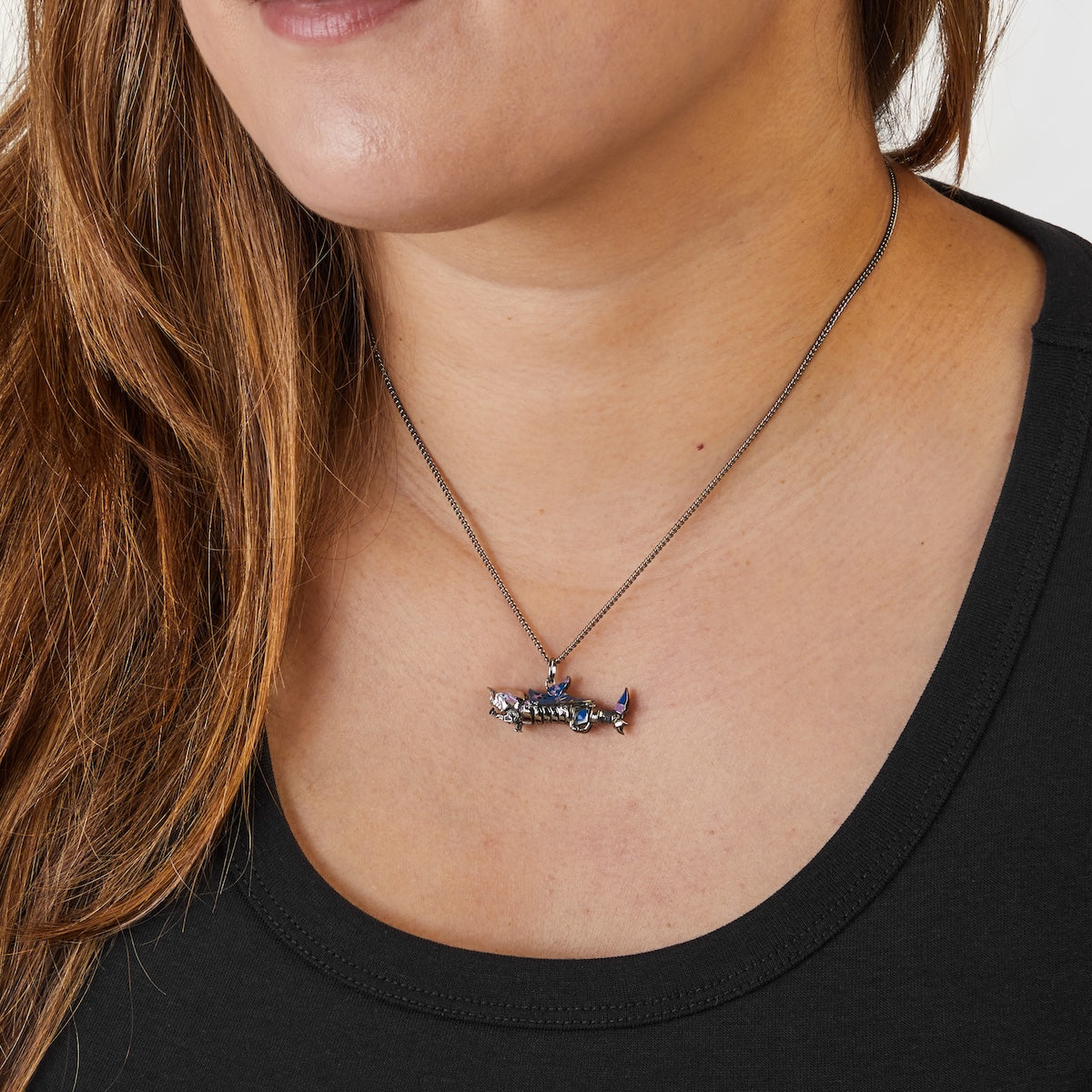 League of Legends X RockLove ARCANE Fishbones Necklace Jewelry decoration
