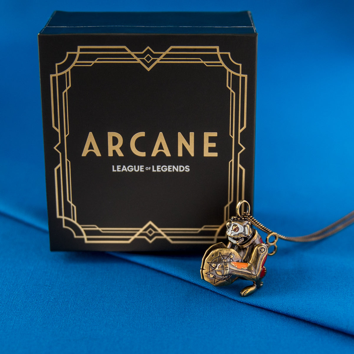League of Legends X RockLove ARCANE Jinx Mechanical Monkey Necklace Jewelry decoration