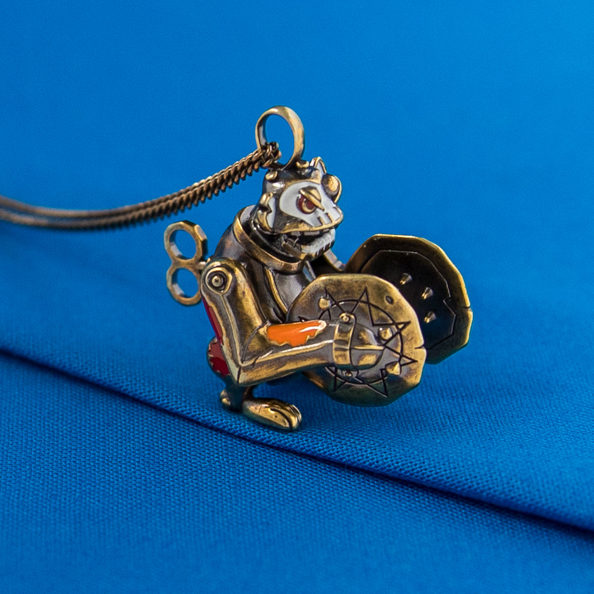 League of Legends X RockLove ARCANE Jinx Mechanical Monkey Necklace Jewelry decoration