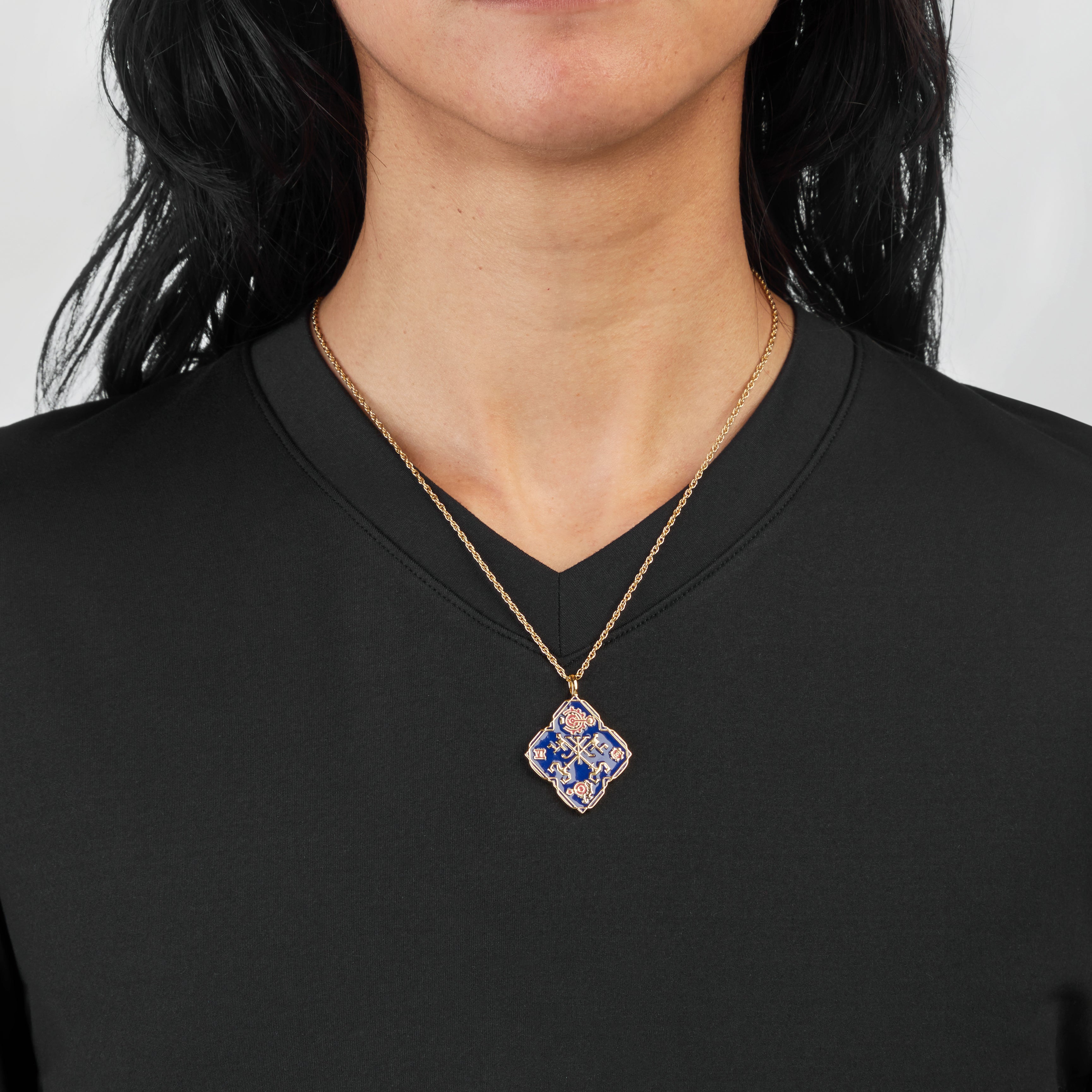 League of Legends X RockLove ARCANE Caitlyn and Vi Mad World Necklace Jewelry decoration