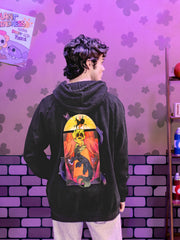 Dandy's World Gourdy Stained Glass Vintage Black Wash Hoodie