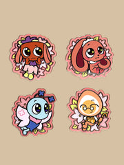 Dandy's World Easter Enamel Pin Set (Pre-Order)