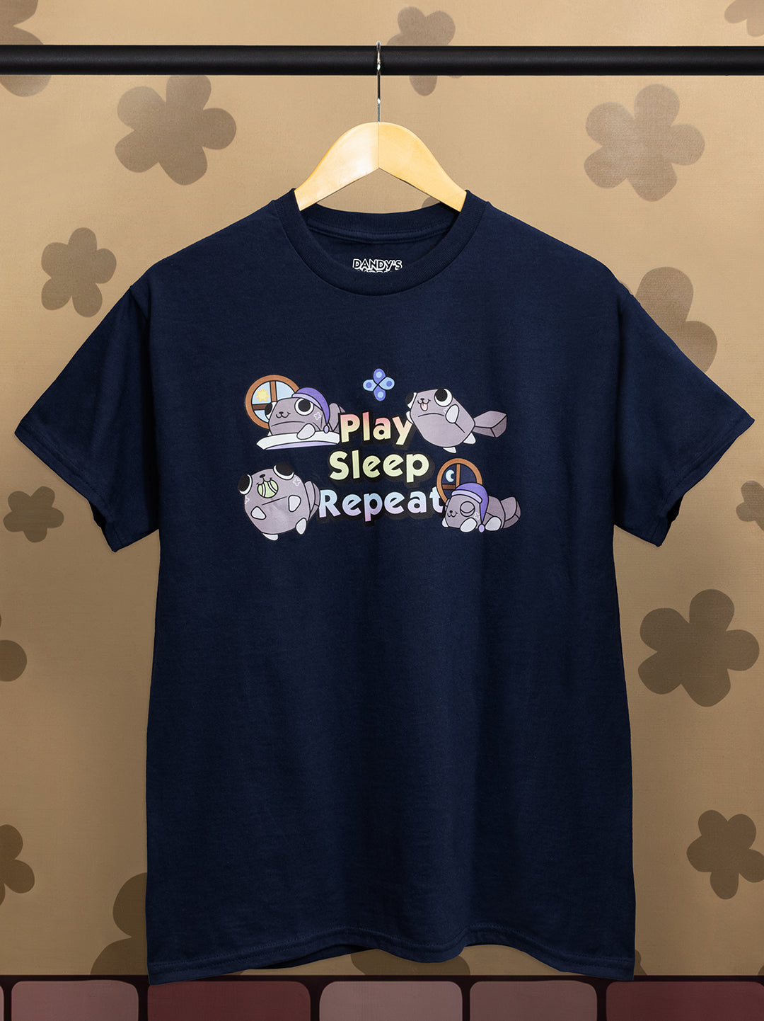 Dandy's World Pebble Play Sleep Repeat Tee