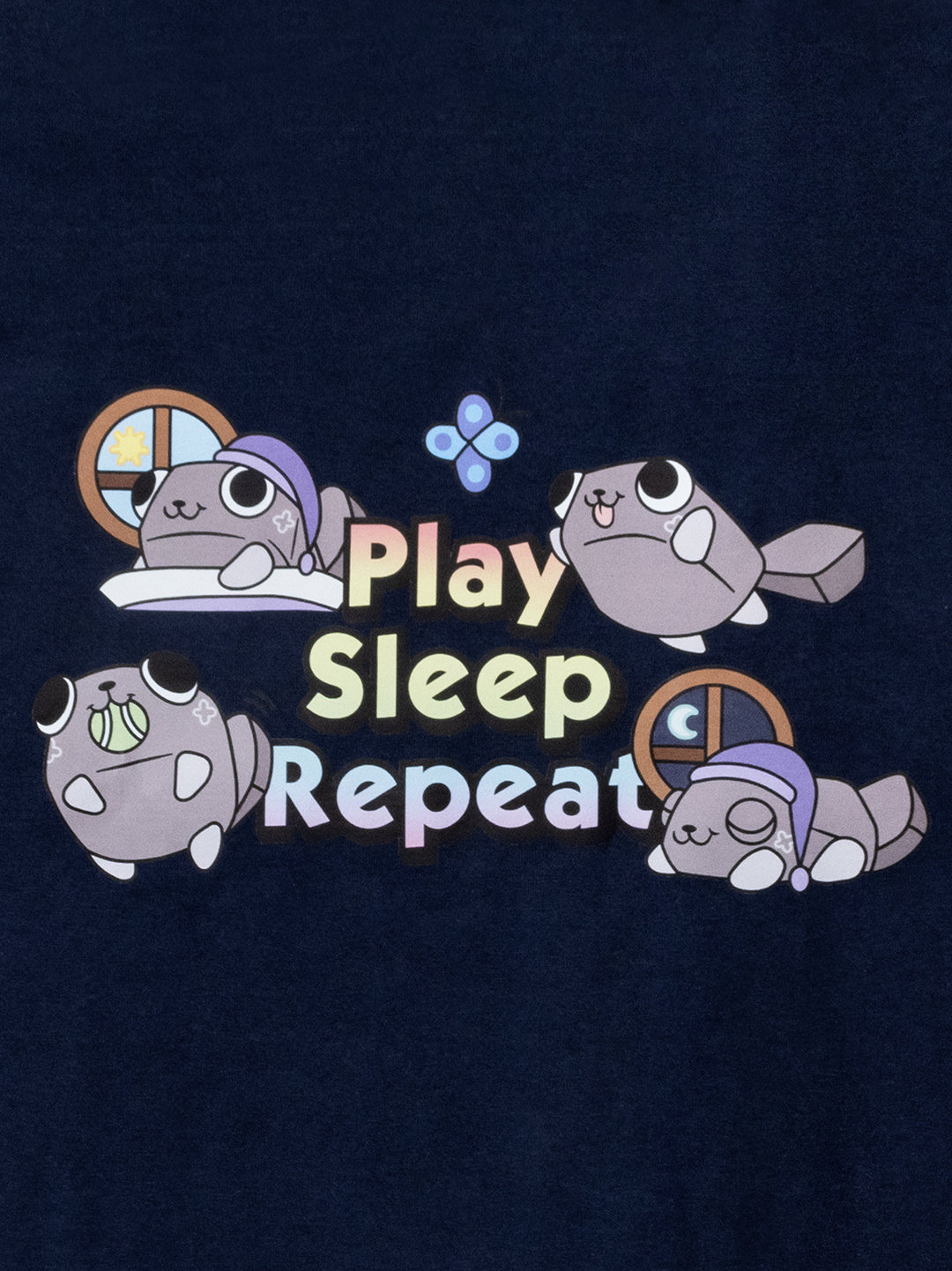 Dandy's World Pebble Play Sleep Repeat Tee