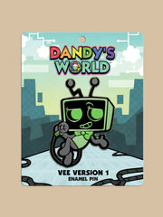 Dandy's World Vee Enamel Pin
