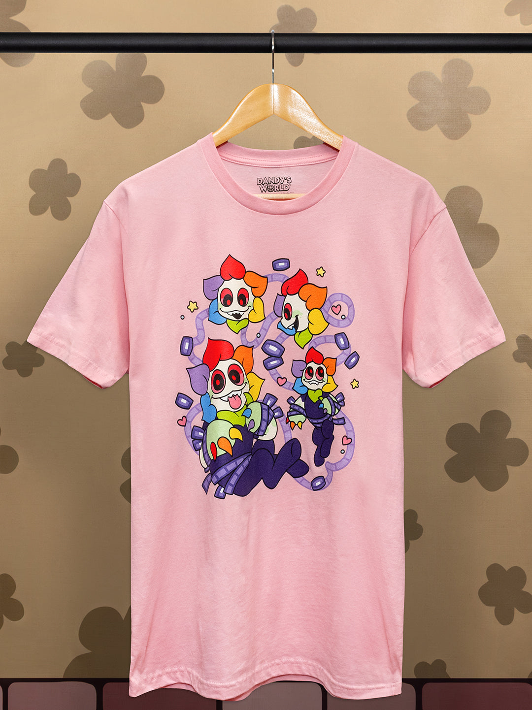 Dandy's World Twisted Dandy Pink Tee cotton t-shirt
