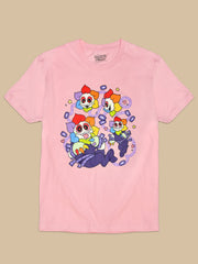 Dandy's World Twisted Dandy Pink Tee cotton t-shirt