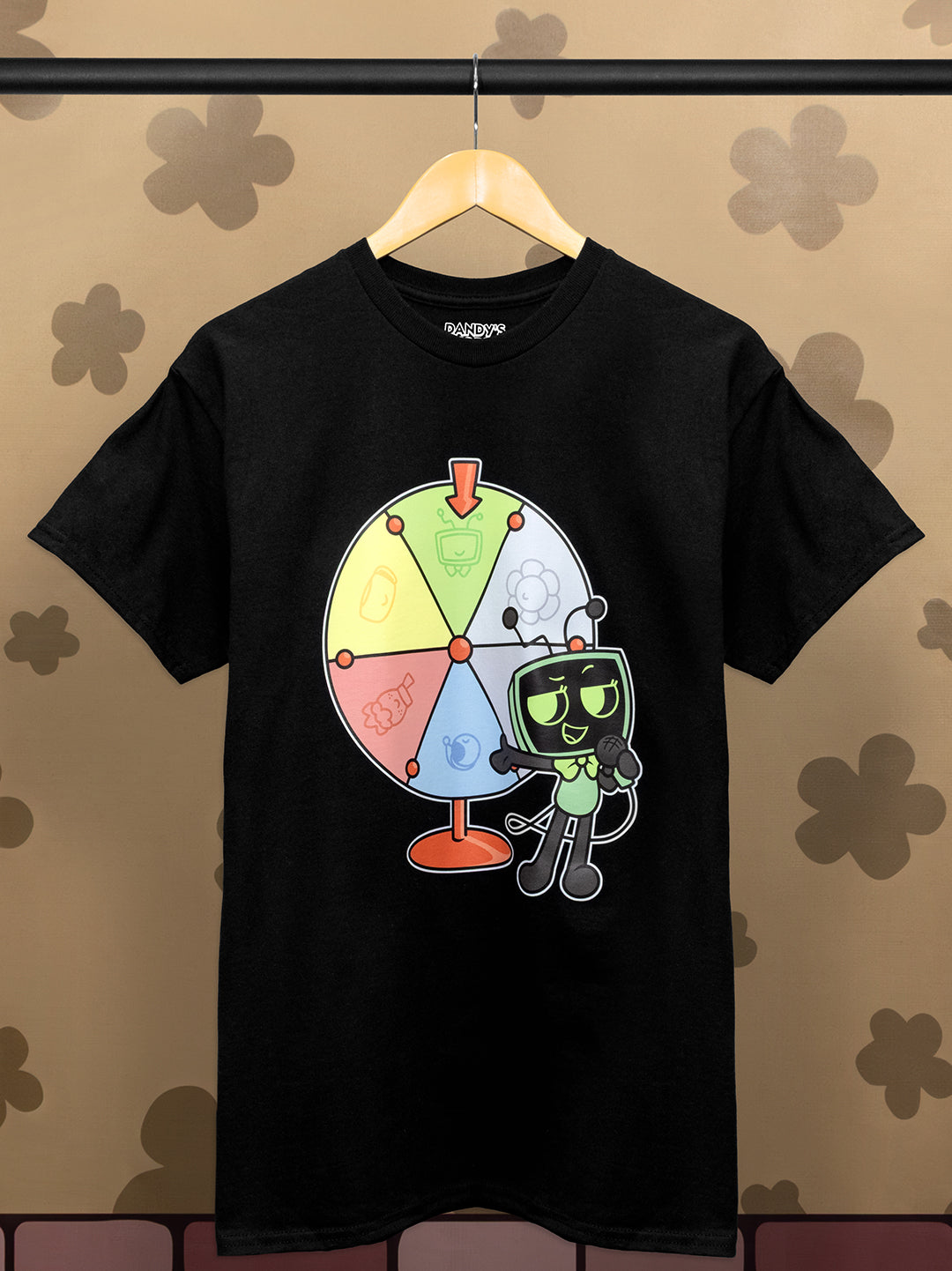 Dandy's World Vee Black Tee