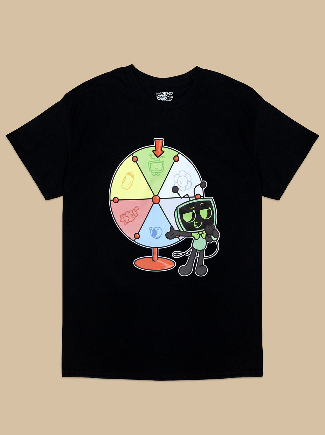 Dandy's World Vee Black Tee