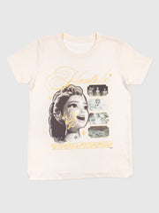 KPop Demon Hunters Liquid Gold Puff Youth T-Shirt HUNTR/X Demon Patterns