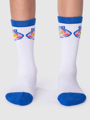 KPop Demon Hunters Youth Athletic Crew Sock Derpy