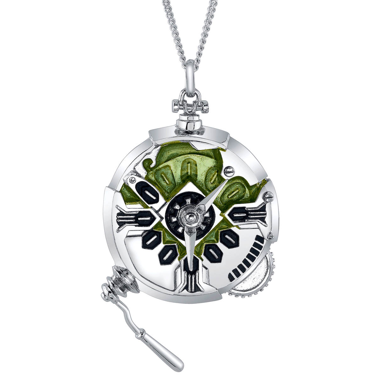 League of Legends X RockLove ARCANE Ekko Stopwatch Necklace Jewelry decoration