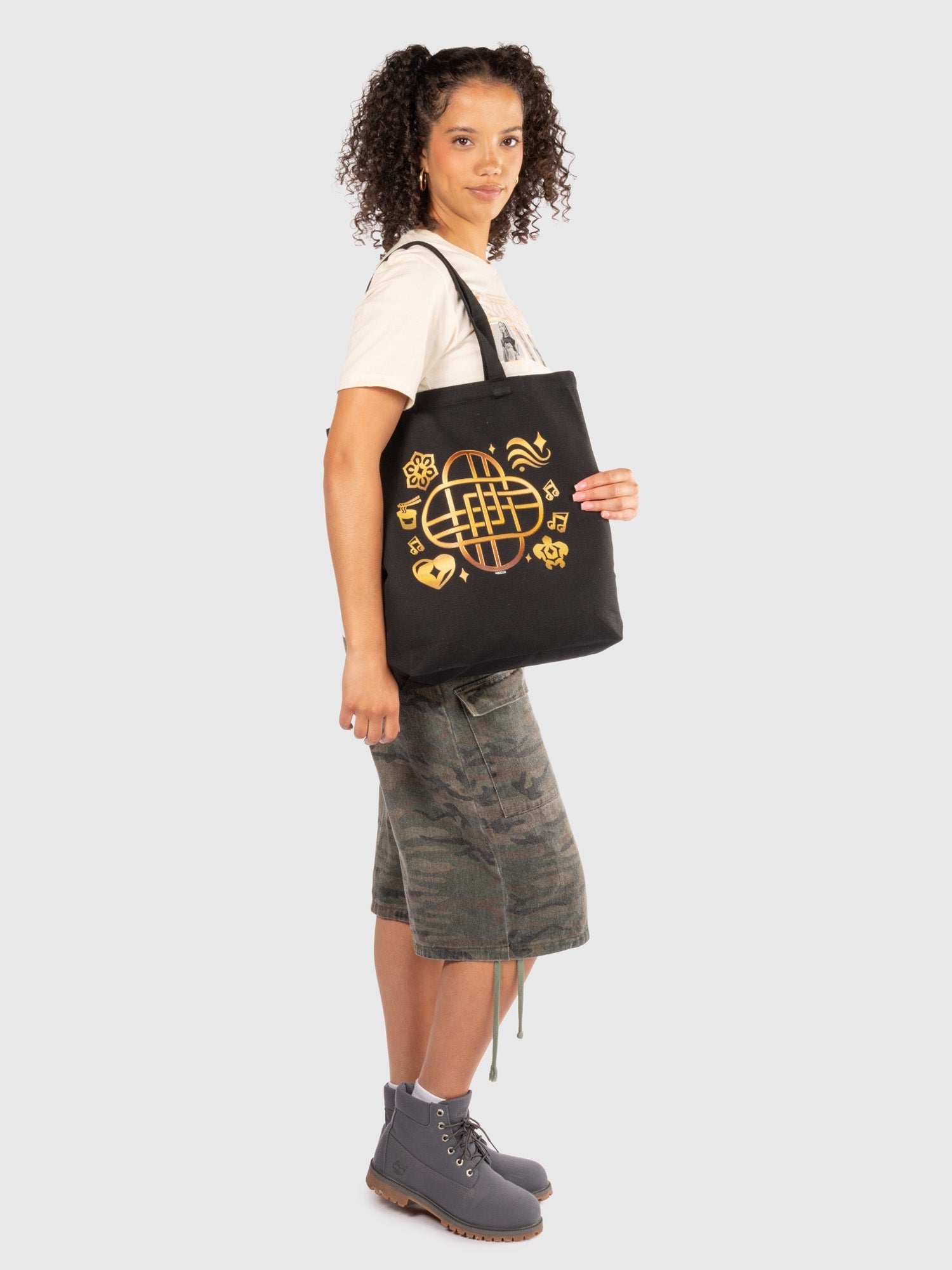 KPop Demon Hunters Tote Bag HUNTR/X Icons
