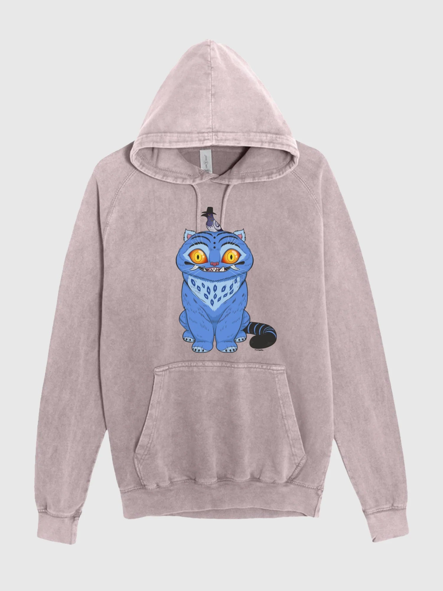 KPop Demon Hunters Derpy Mineral Wash Adult Hoodie