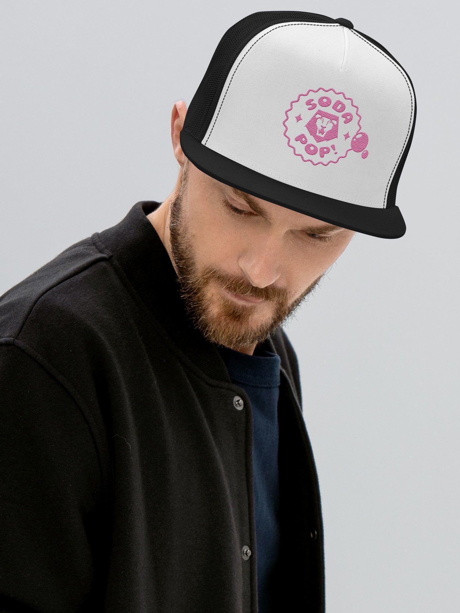 KPop Demon Hunters Trucker Hat Saja Boys Soda Pop!