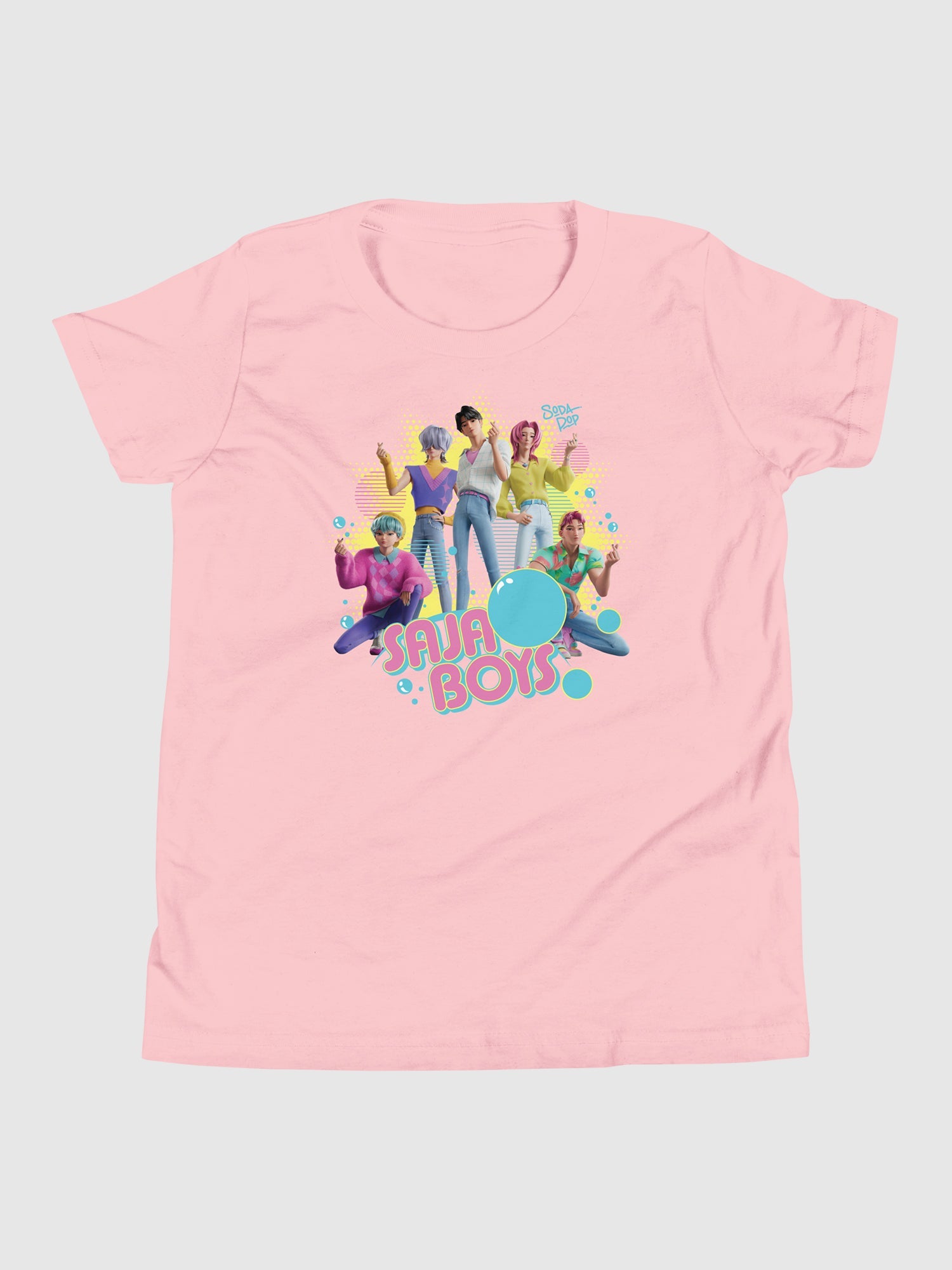 KPop Demon Hunters Personalized Kids T-Shirt Saja Boys Soda Pop!