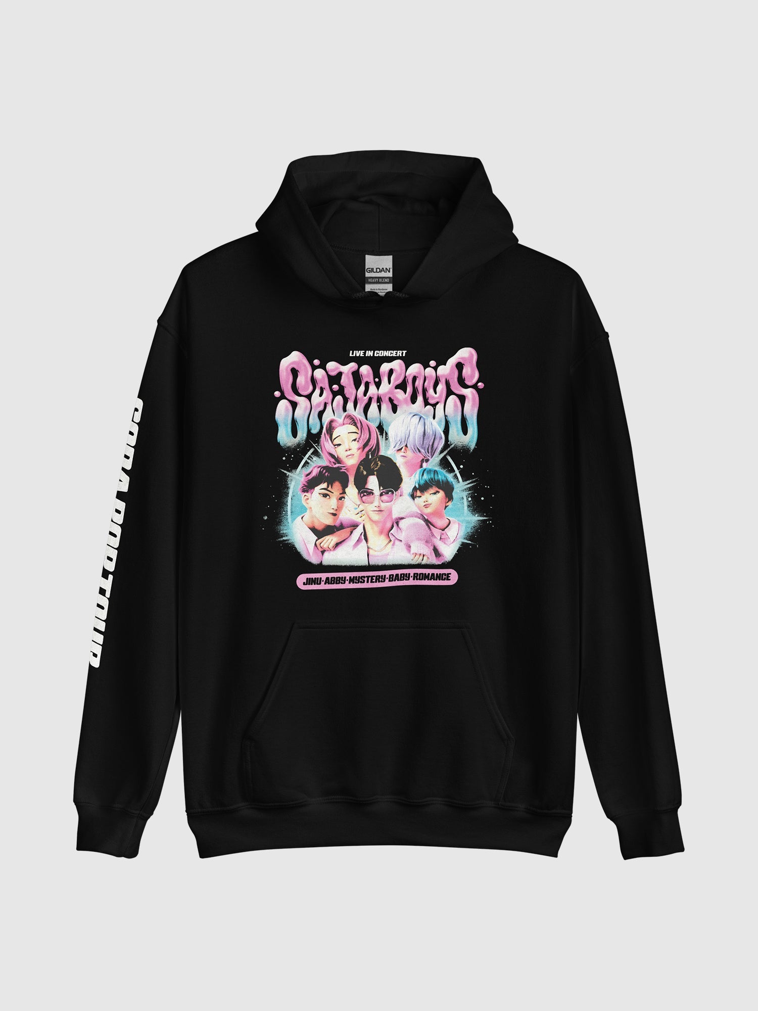 KPop Demon Hunters Hoodie Saja Boys Soda Pop! Tour
