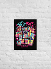 KPop Demon Hunters Poster Saja Boys Soda Pop! Scribble