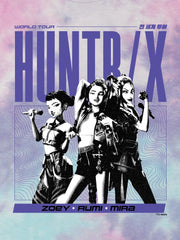 KPop Demon Hunters HUNTR/X Tie-Dye Toddler T-Shirt