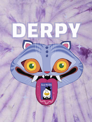 KPop Demon Hunters Derpy Youth Tie-Dye T-Shirt