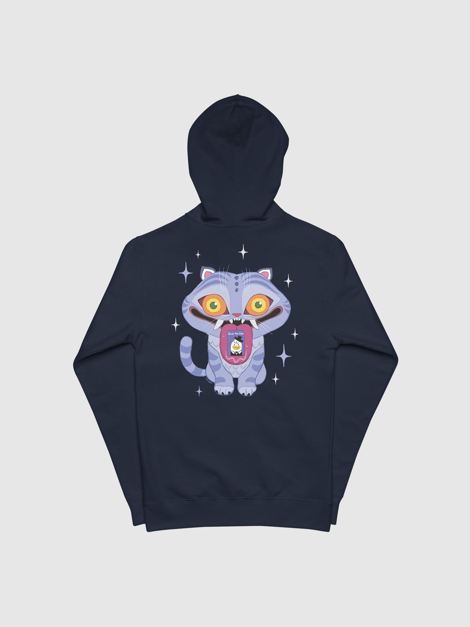 KPop Demon Hunters Derpy Tiger Zip Up Hoodie