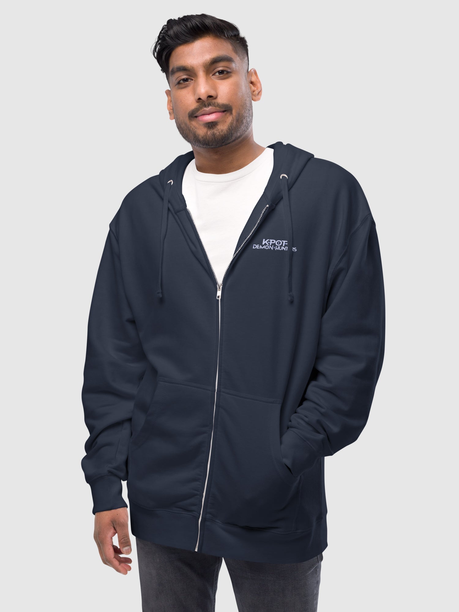 KPop Demon Hunters Derpy Tiger Zip Up Hoodie