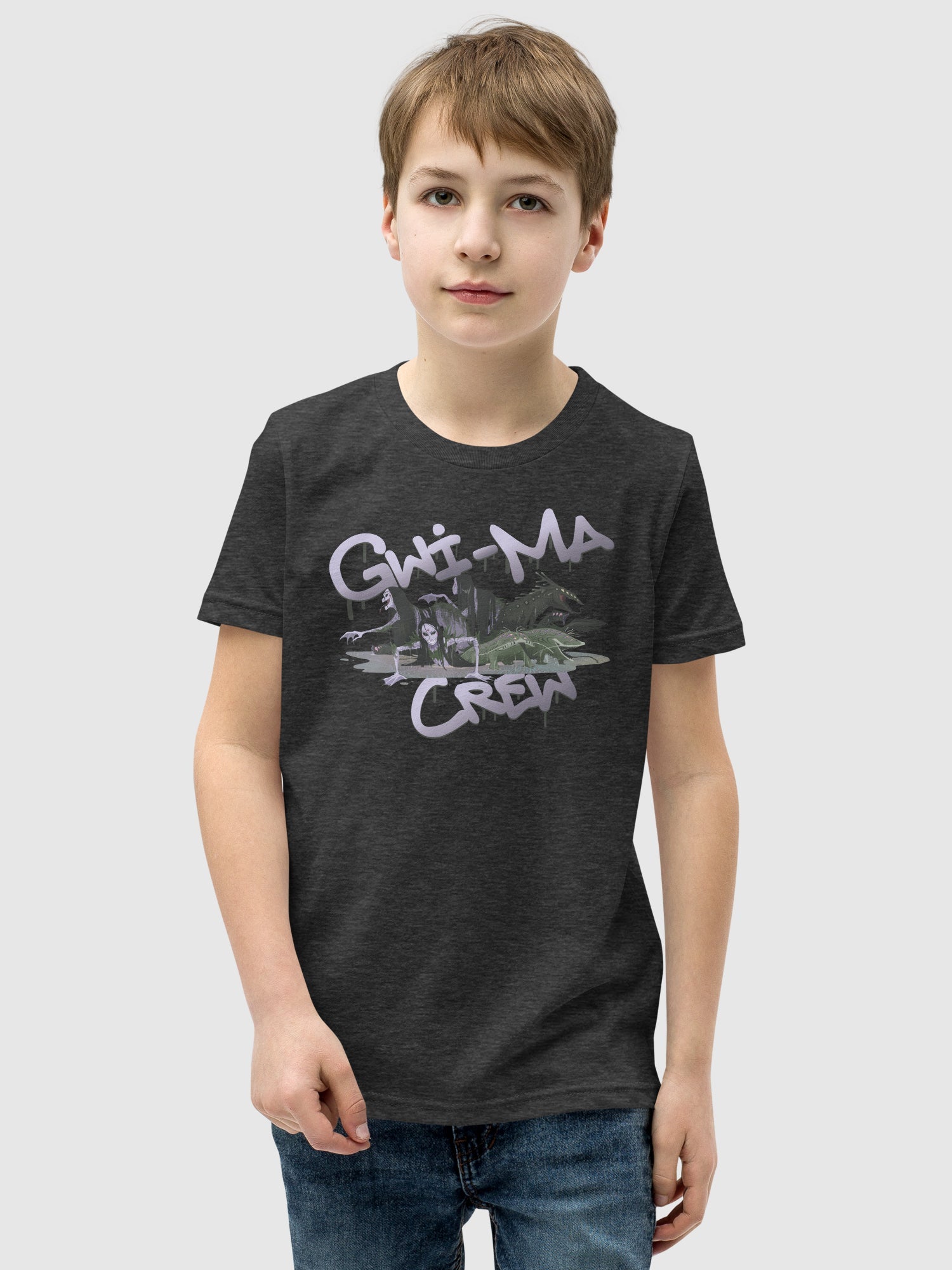 KPop Demon Hunters Gwi-Ma Crew Kids T-Shirt