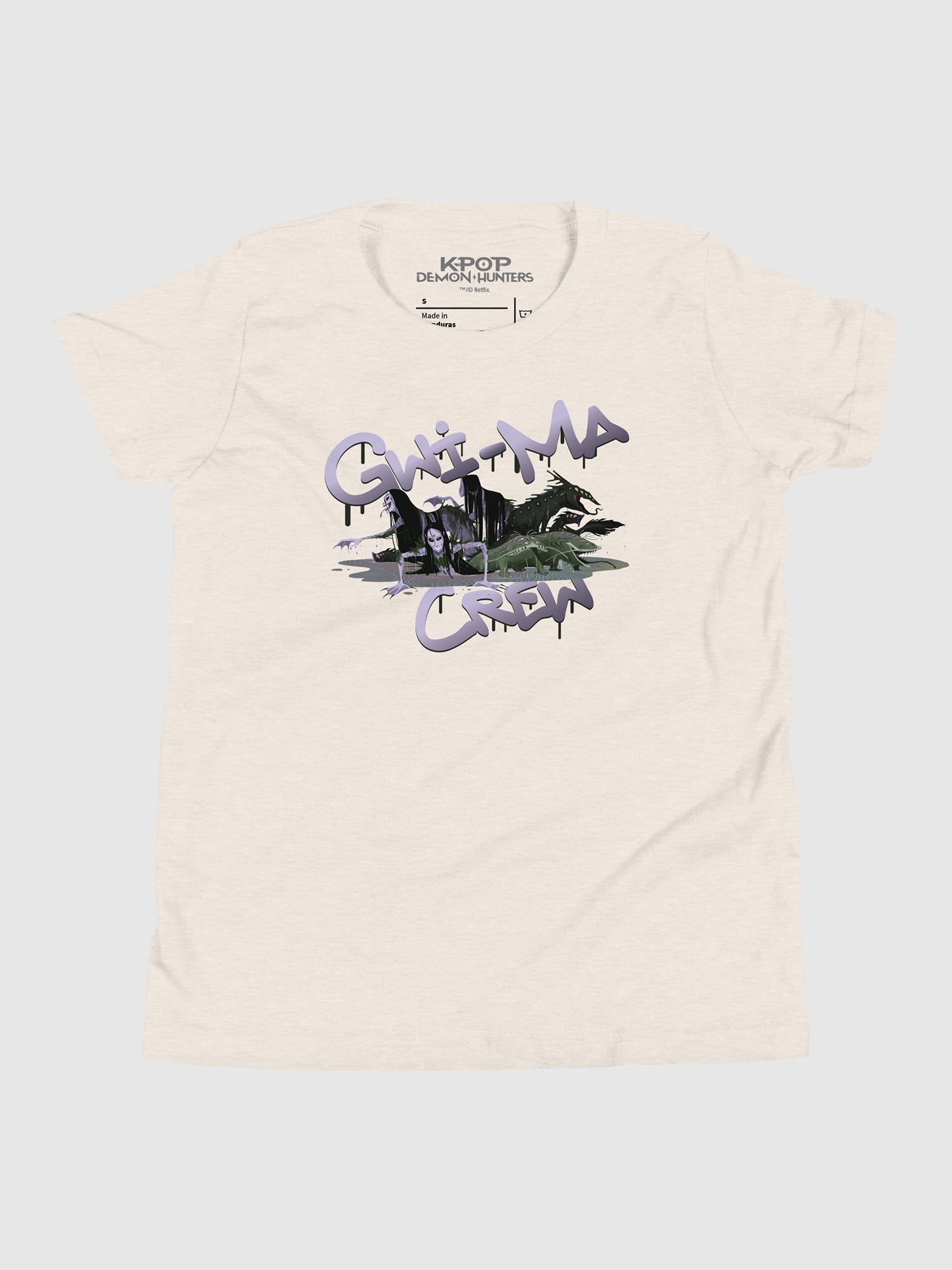 KPop Demon Hunters Gwi-Ma Crew Kids T-Shirt