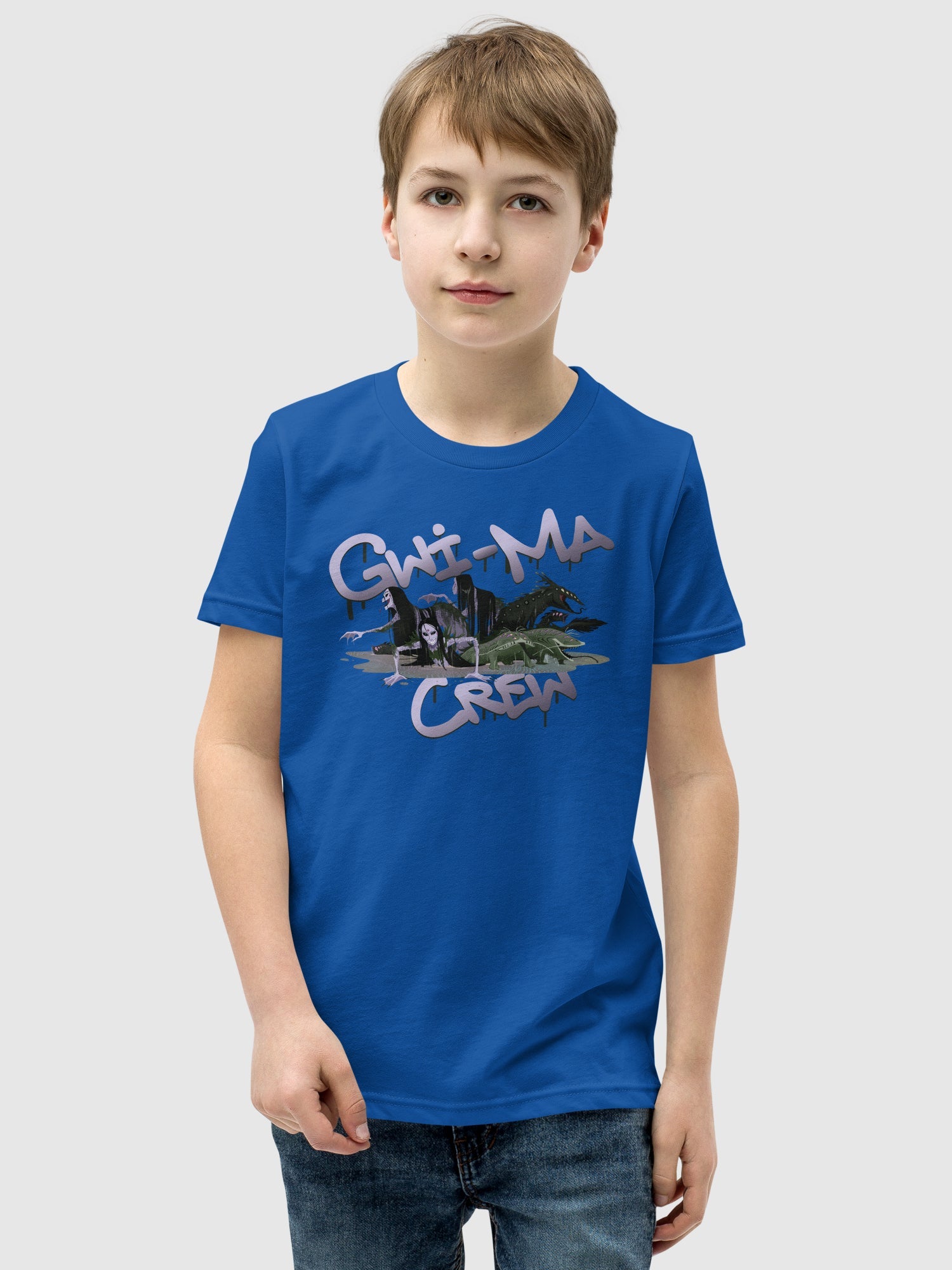 KPop Demon Hunters Gwi-Ma Crew Kids T-Shirt