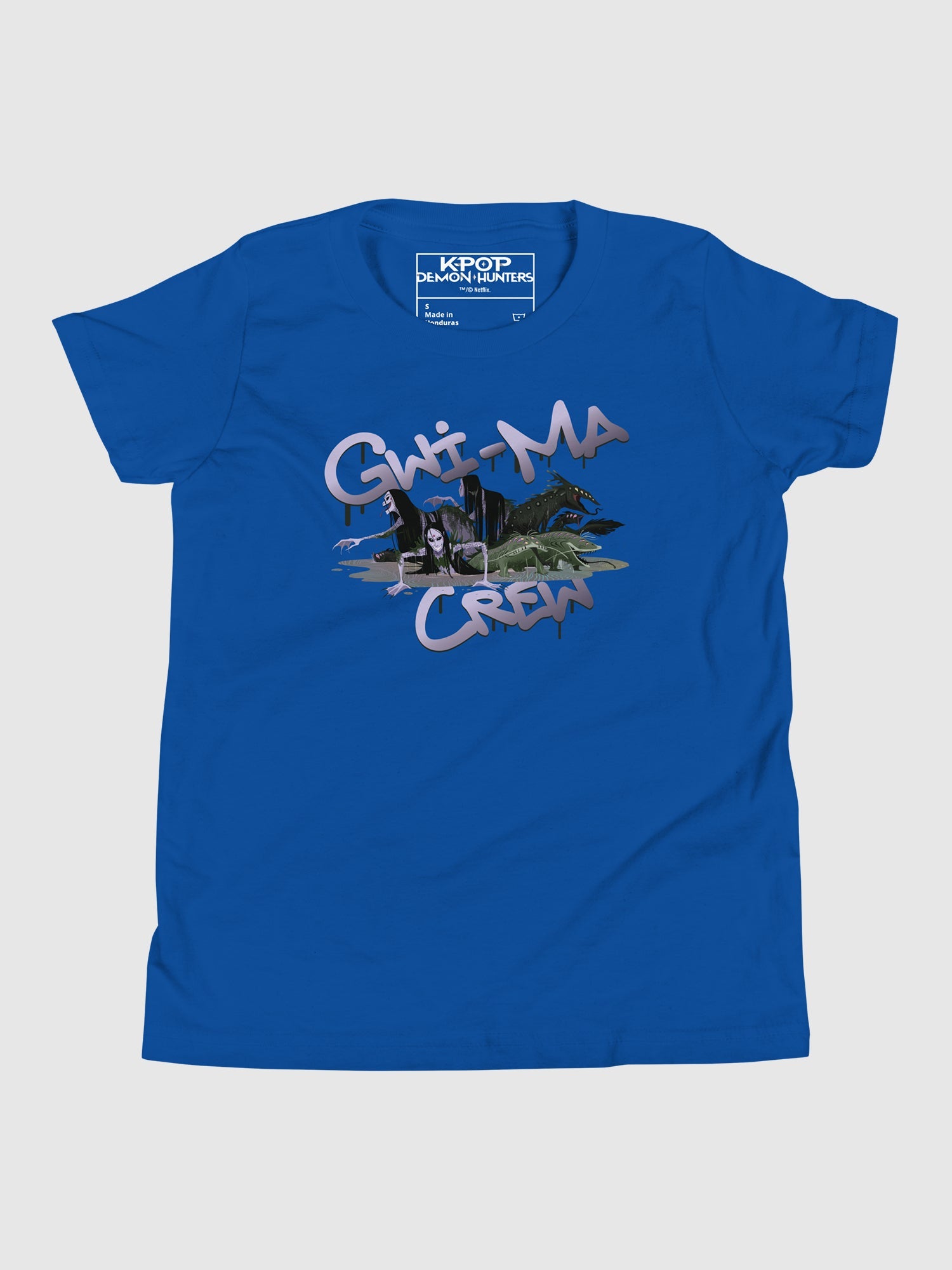 KPop Demon Hunters Gwi-Ma Crew Kids T-Shirt