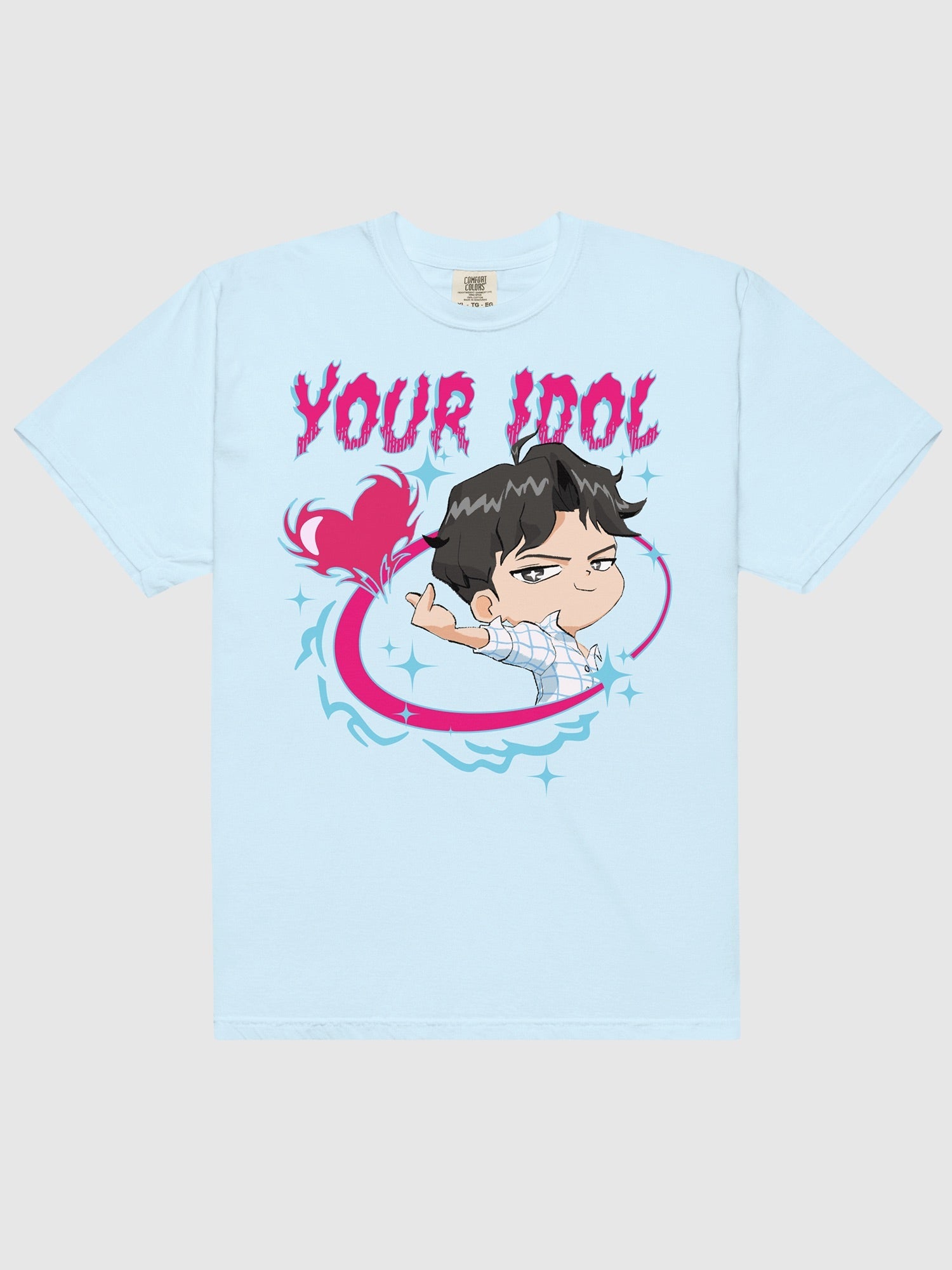 KPop Demon Hunters Jinu Chibi Comfort Colors T-Shirt