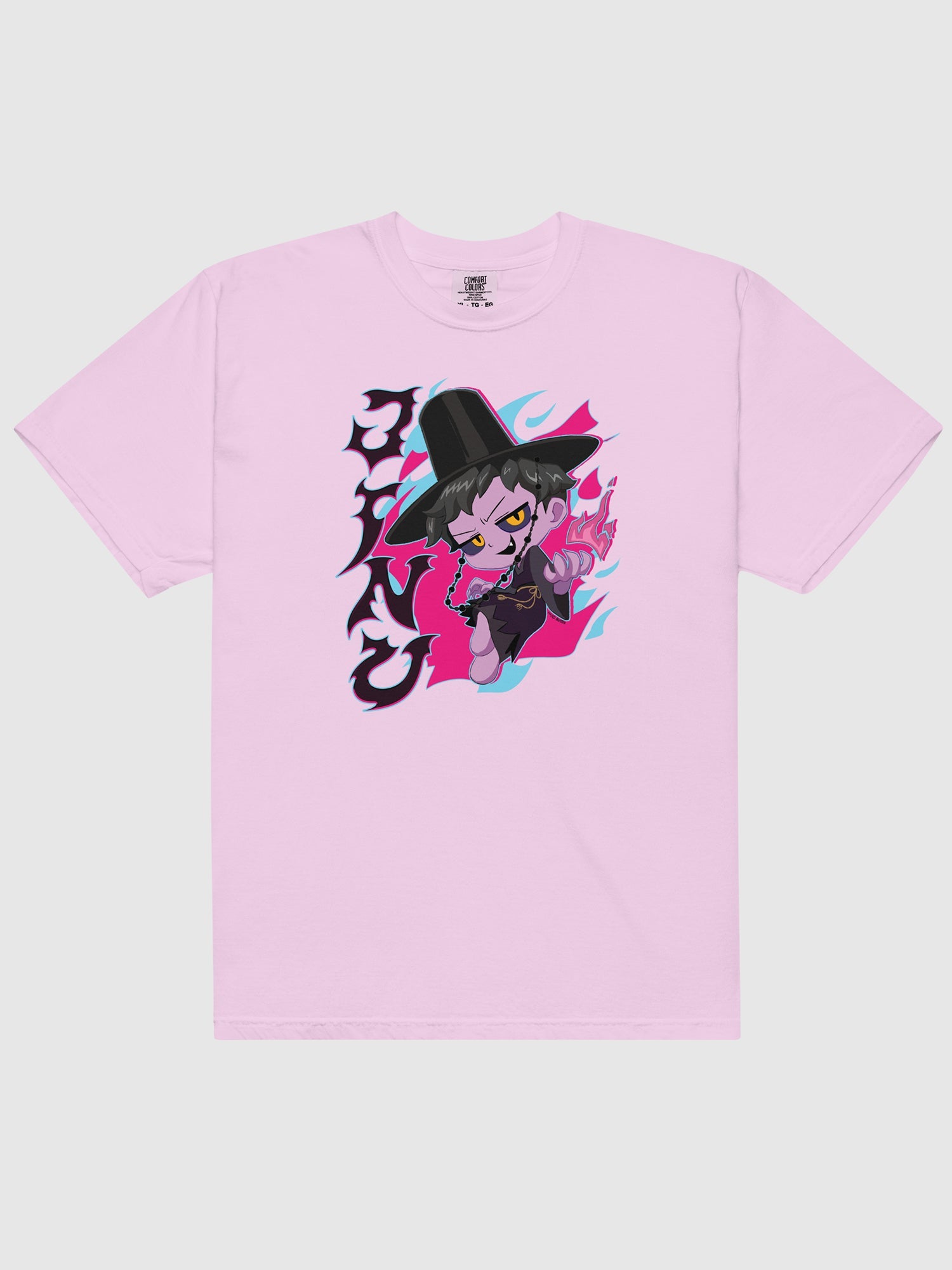 KPop Demon Hunters Jinu Chibi Comfort Colors T-Shirt