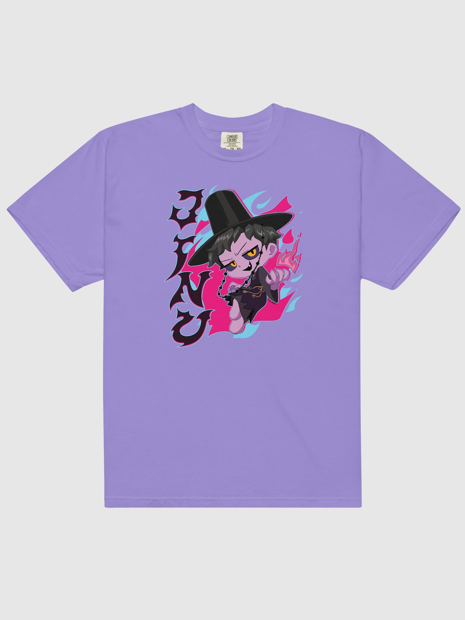 KPop Demon Hunters Jinu Chibi Comfort Colors T-Shirt