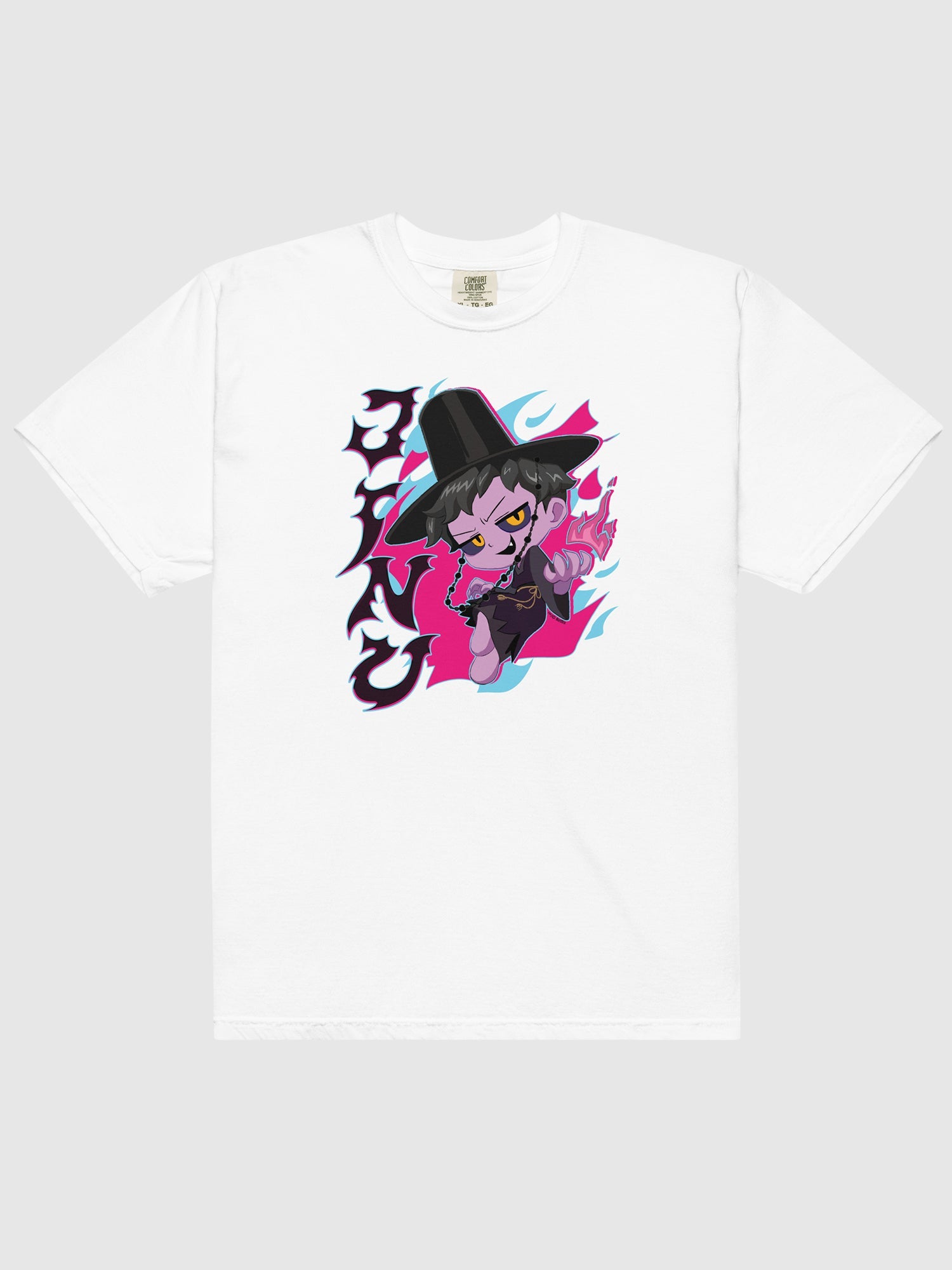 KPop Demon Hunters Jinu Chibi Comfort Colors T-Shirt