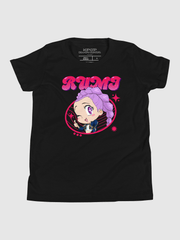KPop Demon Hunters Rumi Chibi Kids T-Shirt