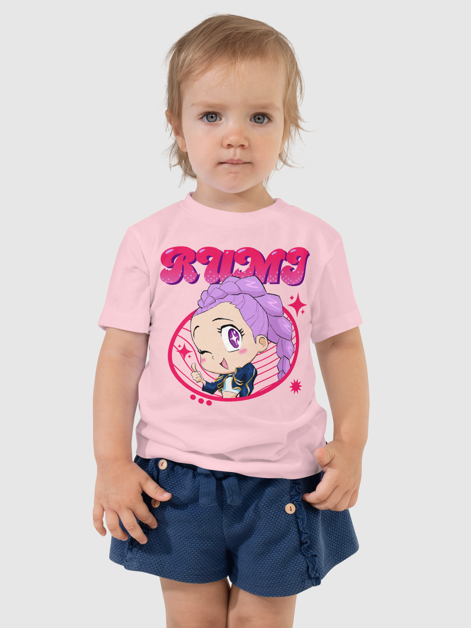 KPop Demon Hunters Rumi Chibi Toddler T-Shirt