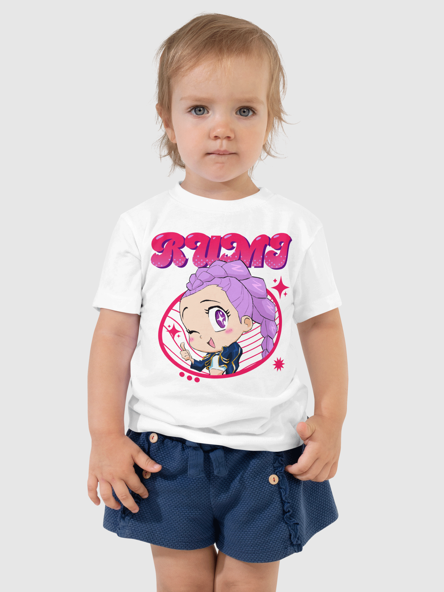 KPop Demon Hunters Rumi Chibi Toddler T-Shirt