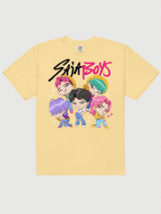 KPop Demon Hunters SAJA BOYS Chibi Comfort Colors T-Shirt
