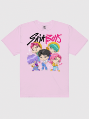 KPop Demon Hunters SAJA BOYS Chibi Comfort Colors T-Shirt