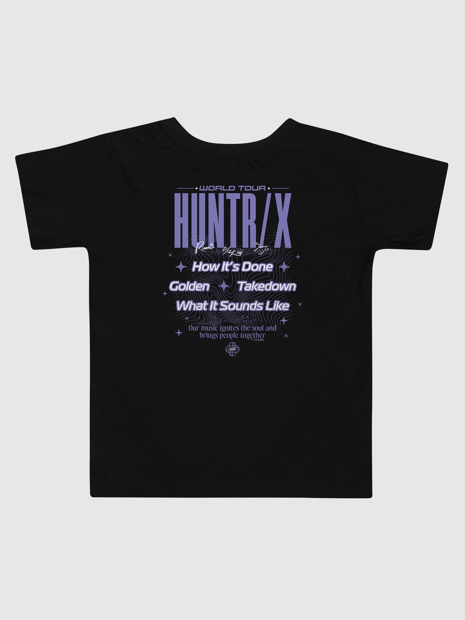 KPop Demon Hunters HUNTR/X World Tour Toddler T-Shirt