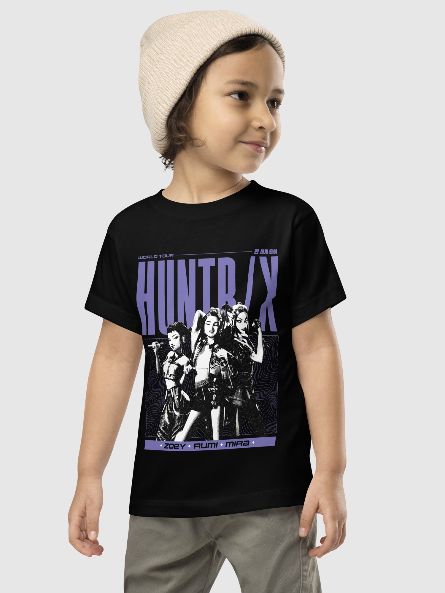 KPop Demon Hunters HUNTR/X World Tour Toddler T-Shirt